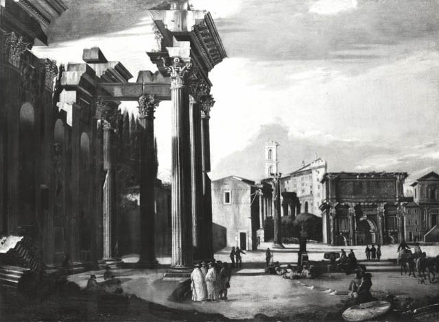 Niccolò Codazzi, L'Arc de Septime Sévère et le Capitole